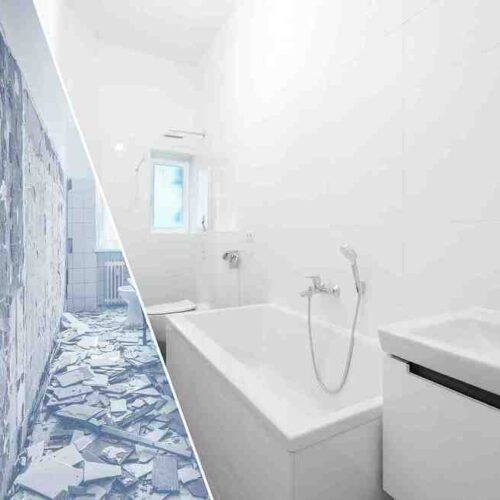 refurbishment bathroom coates builders 82